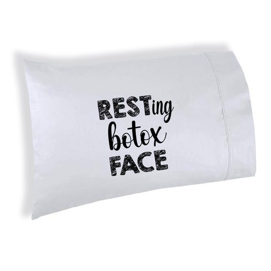 Resting Botox Face Pillowcase