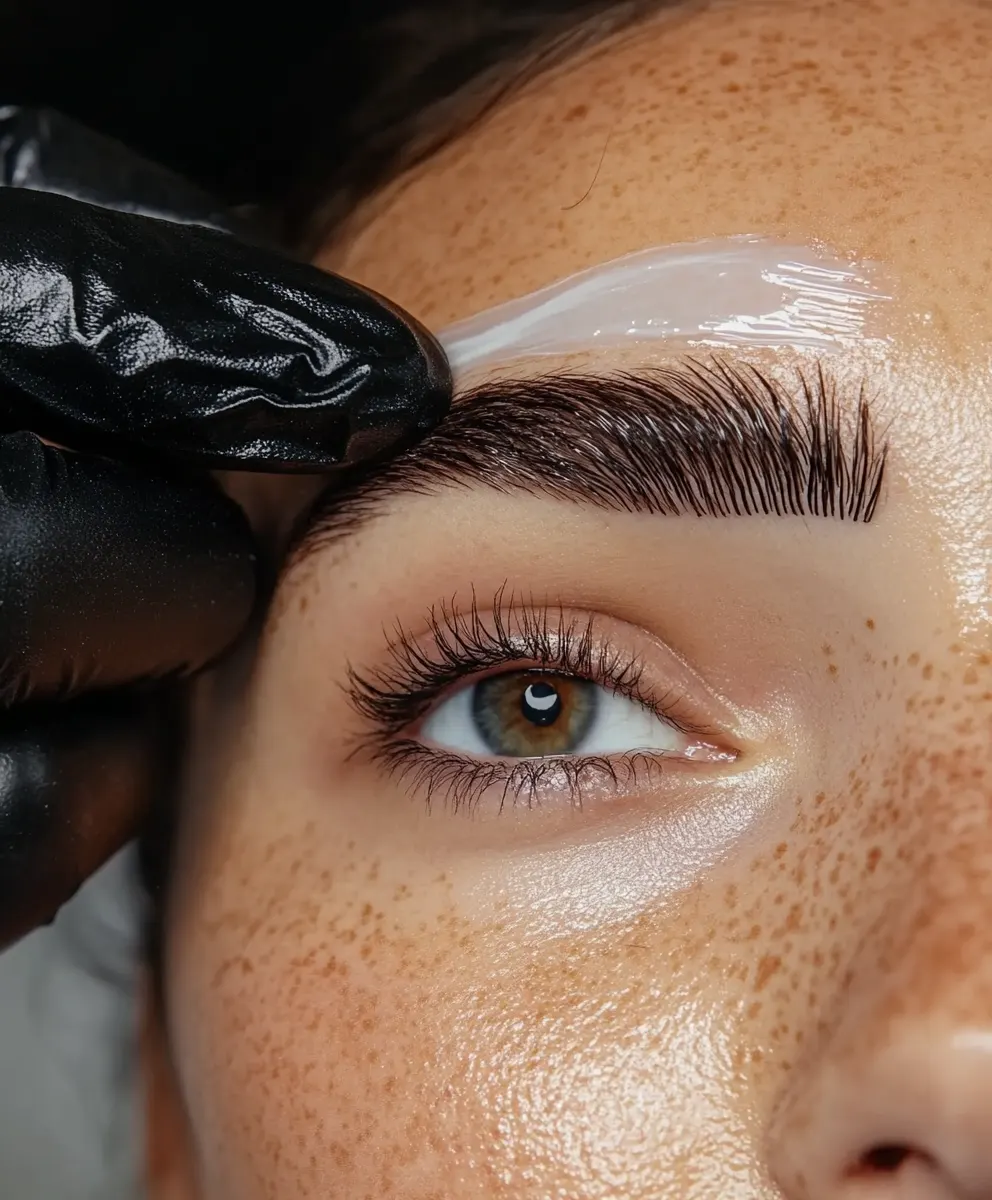 Brow lamination at LEMON + LEIGH in Boyd, TX