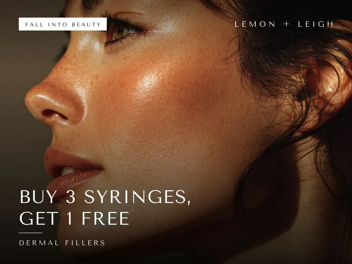 Dermal Fillers special at LEMON + LEIGH: Buy 3 Syringes, Get 1 Free